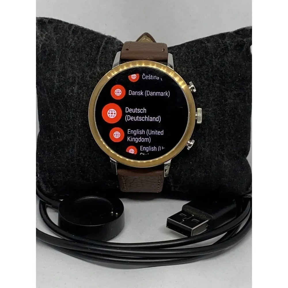 Fossil Gen 4 Authentic Digital Dial Smart Watch Custom Band FTW6016 LT336